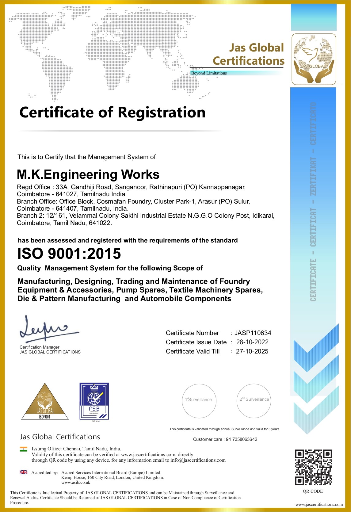 ISO Certificate